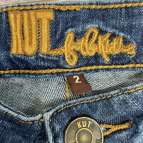 Kut From The Cloth Felicia Baby Bootcut Denim Jeans 2 - Picture 11 of 16